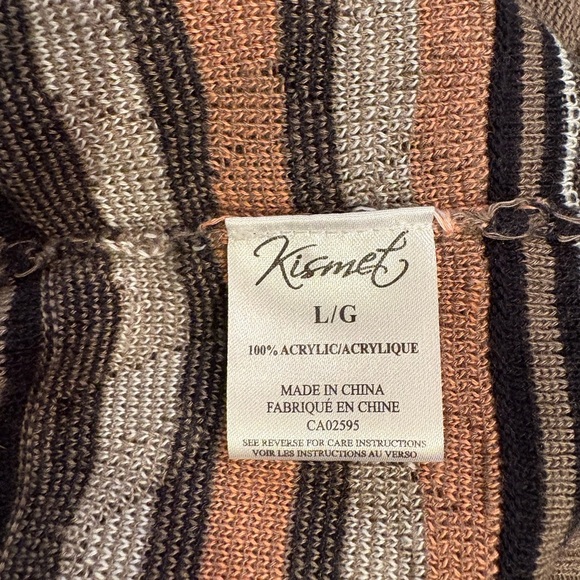 Kismet Brown Textured Knit Cardigan - Picture 4 of 5